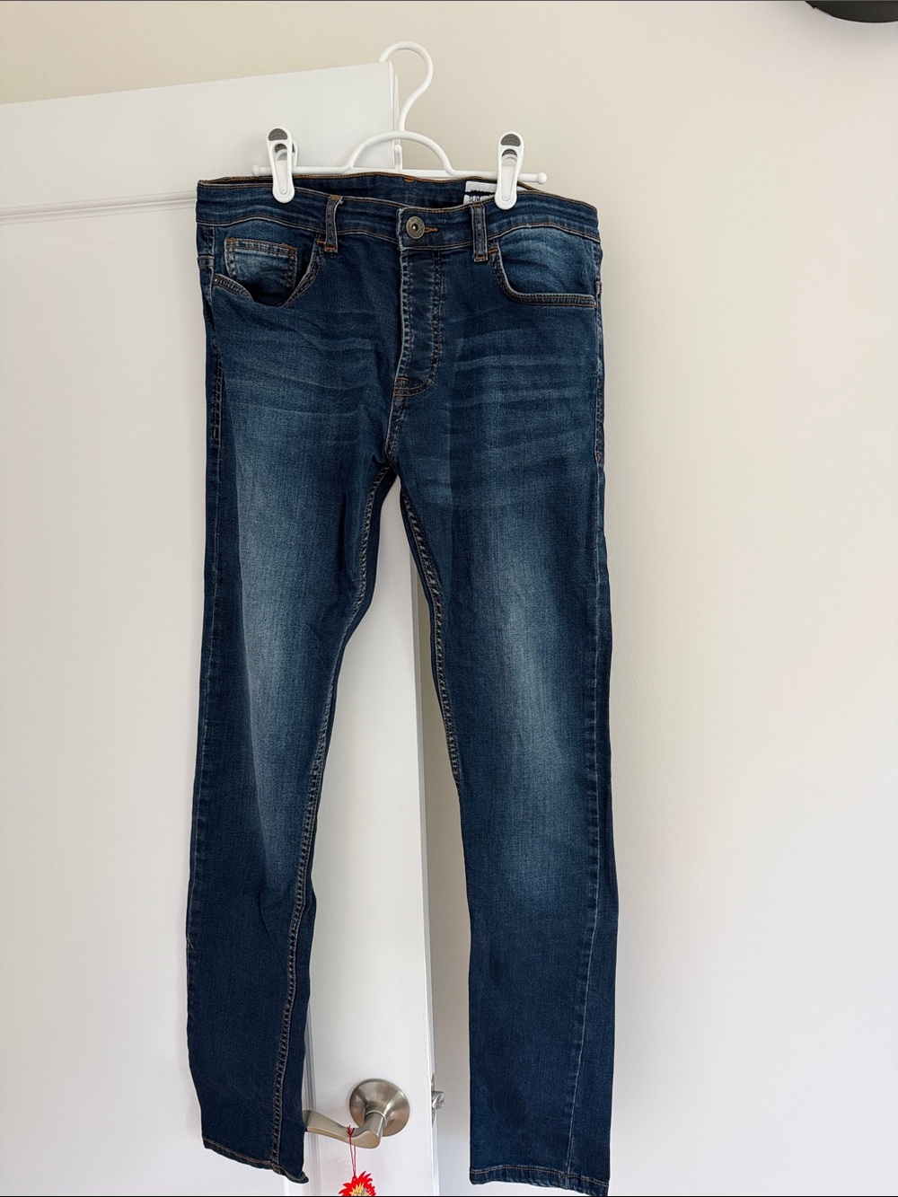 Men's Dark Blue Slim Fit Jeans
